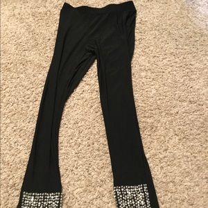 Leggings LIKE NEW jewels/ diamond look on bottoms